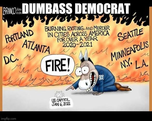 DUMBASS DEMOCRAT | made w/ Imgflip meme maker