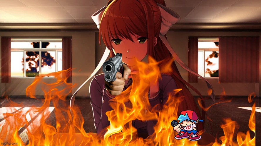What is wrong with me? | image tagged in ddlc,just momika | made w/ Imgflip meme maker