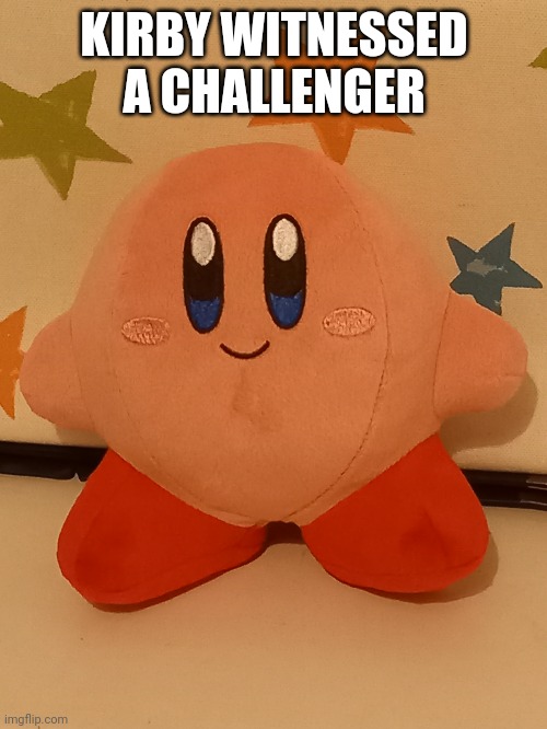 KIRBY WITNESSED A CHALLENGER | made w/ Imgflip meme maker