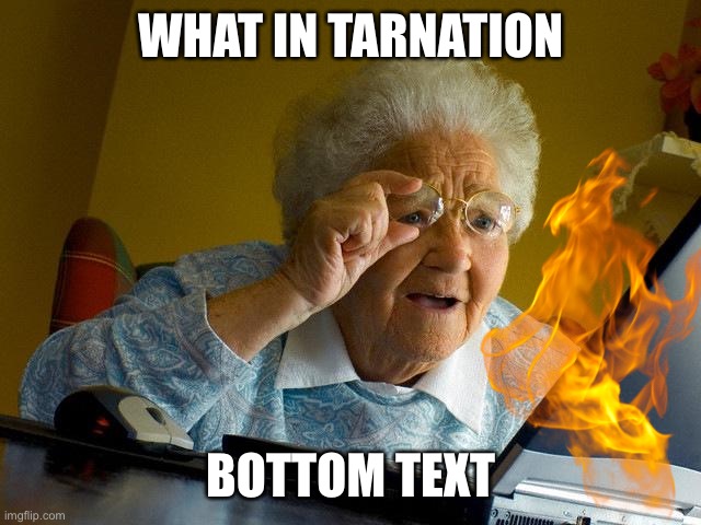Bring back old funny humor lol | WHAT IN TARNATION; BOTTOM TEXT | image tagged in memes,grandma finds the internet | made w/ Imgflip meme maker