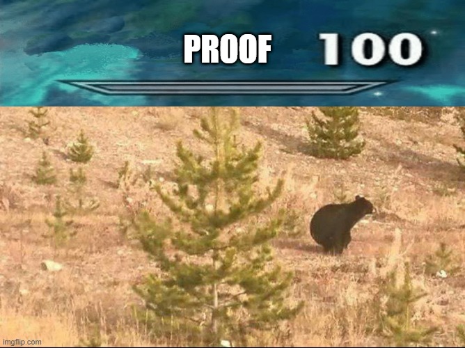 Yes They Do | PROOF | image tagged in bear in the woods,squatting | made w/ Imgflip meme maker