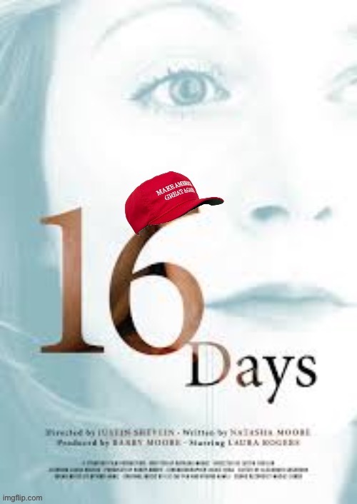 think of the childern. 16 days. | image tagged in trump 16 days,16 days,trump inauguration,maga,restore trump,think of the children | made w/ Imgflip meme maker
