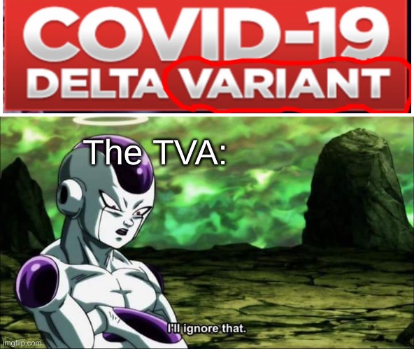 Come on TVA! It's a Variant! |  The TVA: | image tagged in freiza i'll ignore that,tva,loki,marvel | made w/ Imgflip meme maker