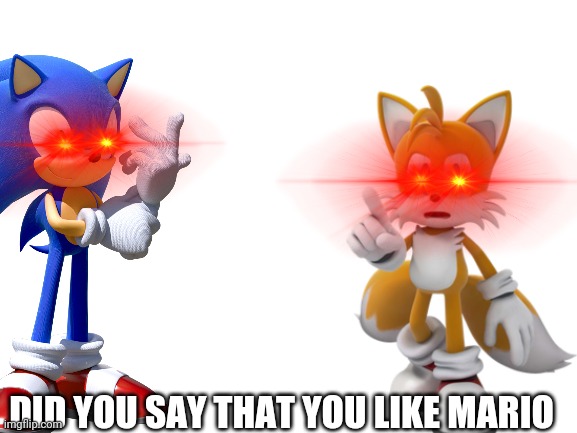 Uhm | DID YOU SAY THAT YOU LIKE MARIO | image tagged in blank white template | made w/ Imgflip meme maker