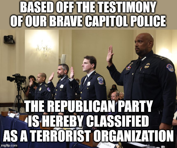 Why do Republicans excuse and deny the Trump Insurrection? | image tagged in insurrection,capitol police,heroes | made w/ Imgflip meme maker