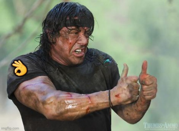 Rambo approved | ? | image tagged in rambo approved | made w/ Imgflip meme maker