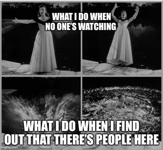 What I do when no one’s watching | image tagged in singing,opera | made w/ Imgflip meme maker