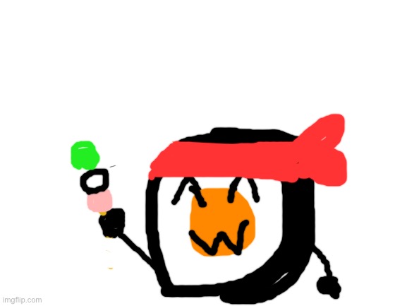 Soshi holding something | image tagged in blank white template | made w/ Imgflip meme maker