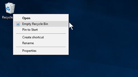 Empty Recycle Bin Blank Meme Template