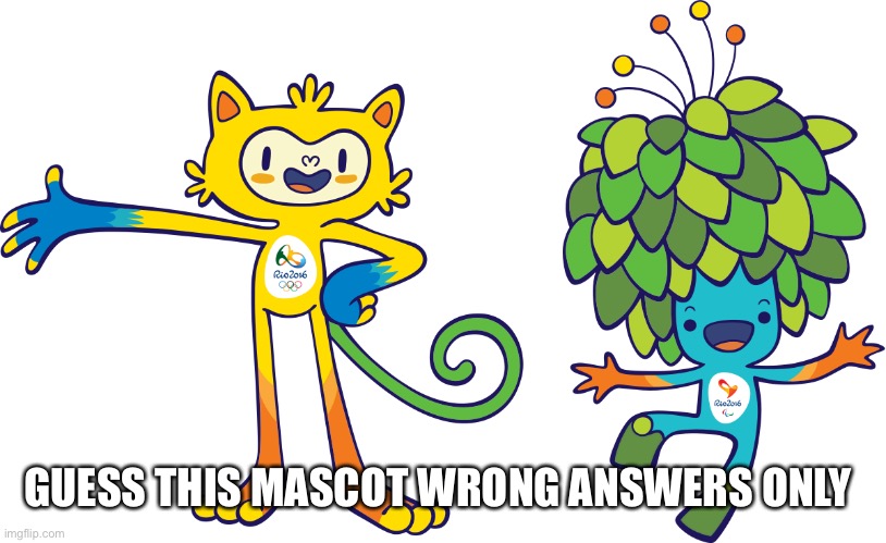 GUESS THIS MASCOT WRONG ANSWERS ONLY | made w/ Imgflip meme maker