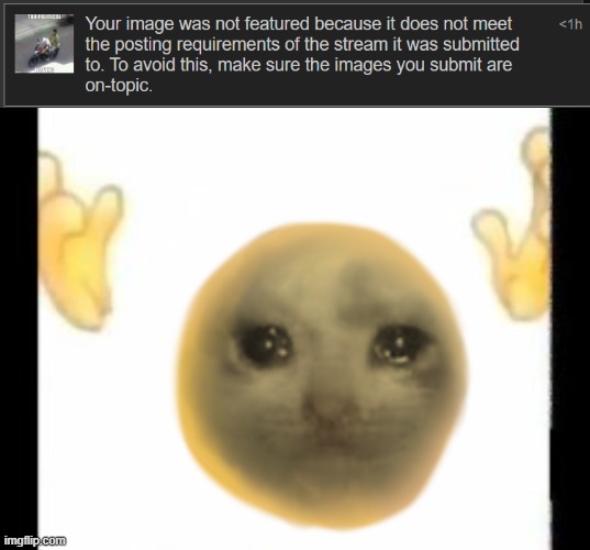 image tagged in cursed crying cat emoji | made w/ Imgflip meme maker
