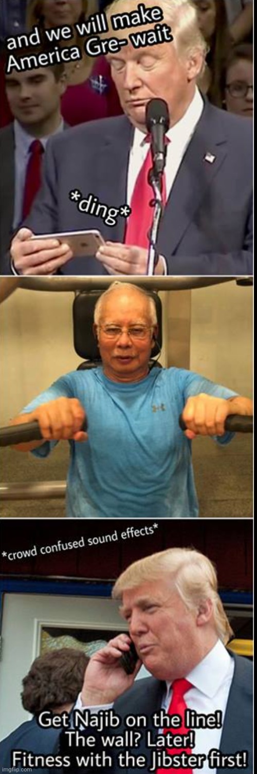 najib and trump is the same, their like lost brothers. | made w/ Imgflip meme maker