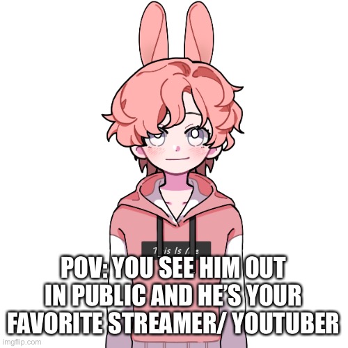 POV: YOU SEE HIM OUT IN PUBLIC AND HE’S YOUR FAVORITE STREAMER/ YOUTUBER | made w/ Imgflip meme maker