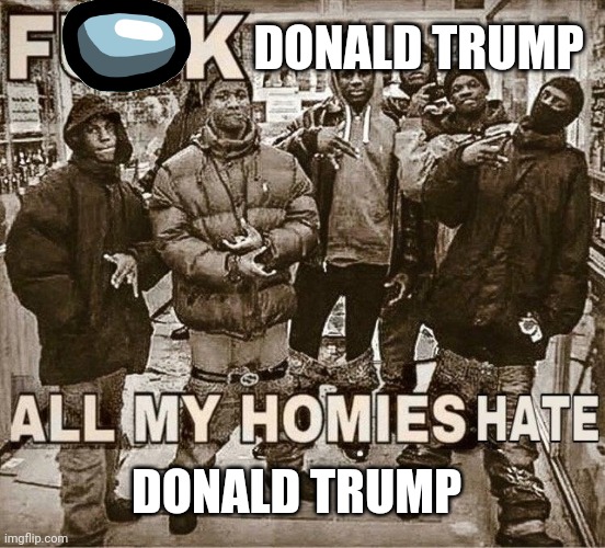 Can u dont? |  DONALD TRUMP; DONALD TRUMP | image tagged in all my homies hate | made w/ Imgflip meme maker