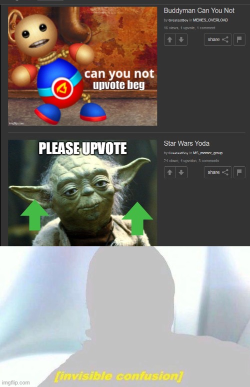 image tagged in invisible confusion | made w/ Imgflip meme maker