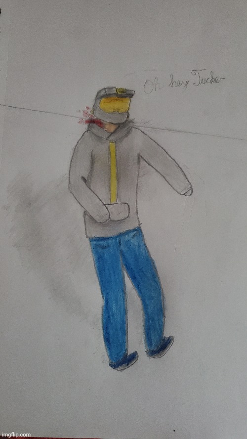 Drew this in half a hour cause I was bored as fuck | made w/ Imgflip meme maker