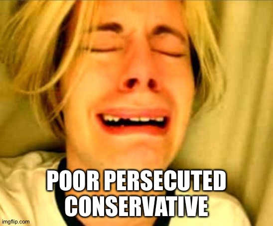 Leave Britney Alone | POOR PERSECUTED
CONSERVATIVE | image tagged in leave britney alone | made w/ Imgflip meme maker