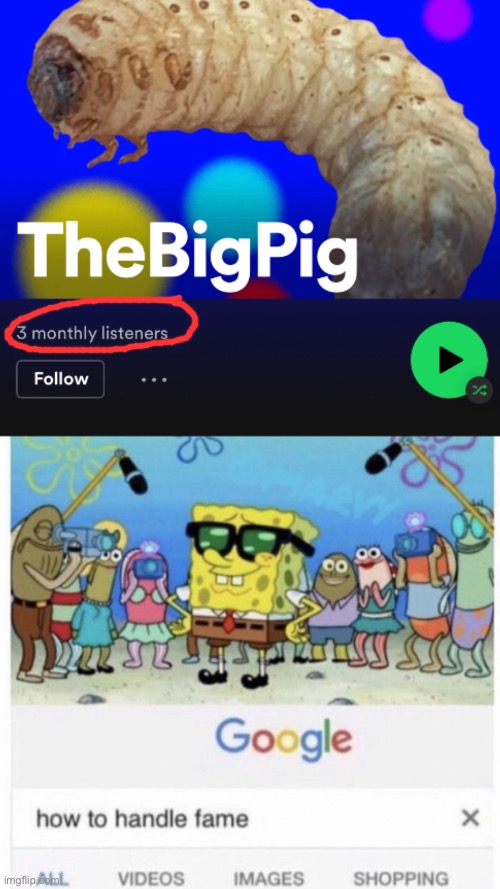 3 monthly listeners (thanks mom) | image tagged in hello there,stop reading these tags or i will kick your behind | made w/ Imgflip meme maker