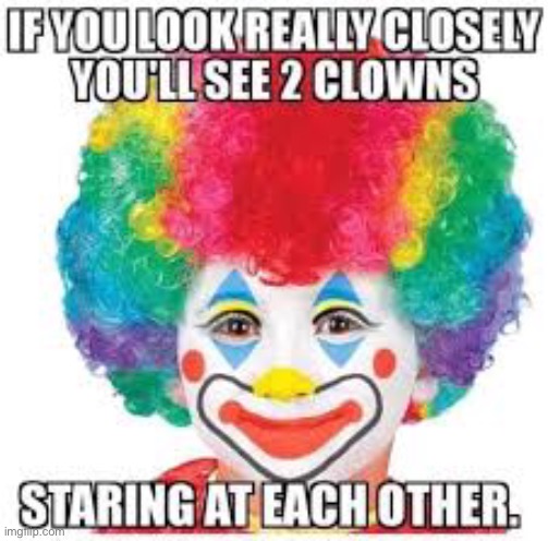 Imma just leave this here | image tagged in clown,why not both | made w/ Imgflip meme maker