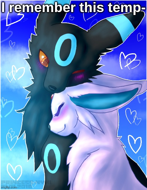 So some dipshit captioned this temp in an Alabama way- | I remember this temp- | image tagged in umbreon x espeon | made w/ Imgflip meme maker