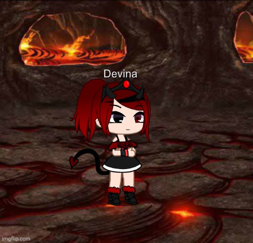 Meet Devina! she is a demon princess. | image tagged in devina | made w/ Imgflip meme maker