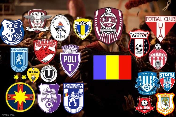 Toata Romania sustine Campioana CFR Cluj...din nou | image tagged in memes,romania,cfr cluj,fotbal | made w/ Imgflip meme maker