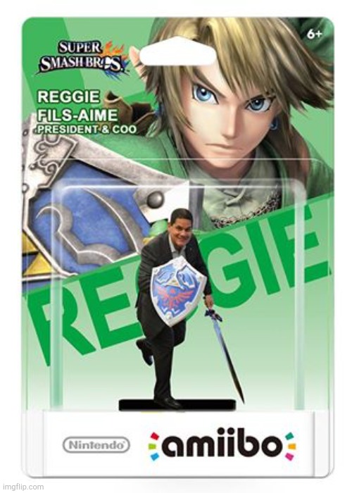 Anybody want this in their collection? | image tagged in reggie fils aime amiibo | made w/ Imgflip meme maker