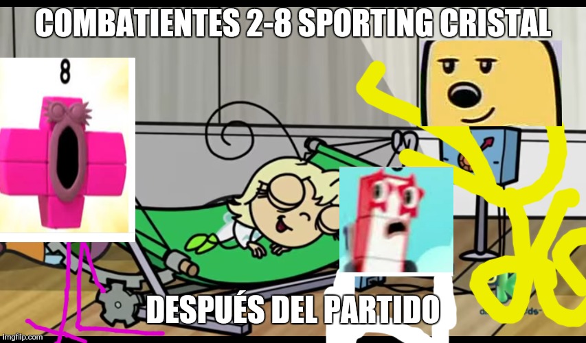 Combatientes vs Sporting Cristal | COMBATIENTES 2-8 SPORTING CRISTAL; DESPUÉS DEL PARTIDO | image tagged in col | made w/ Imgflip meme maker