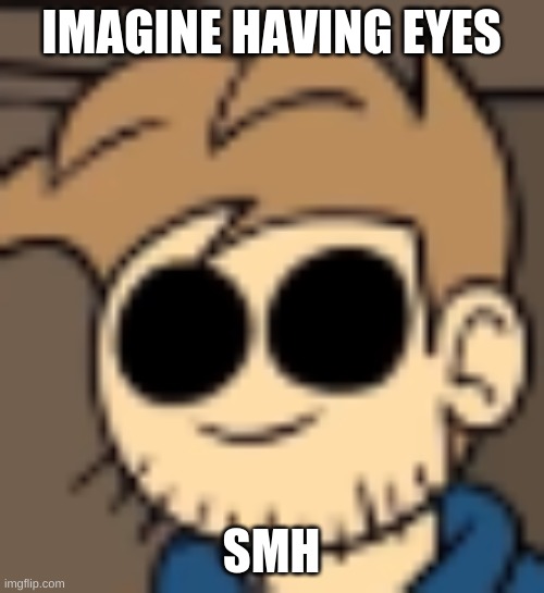 IMAGINE HAVING EYES SMH | made w/ Imgflip meme maker