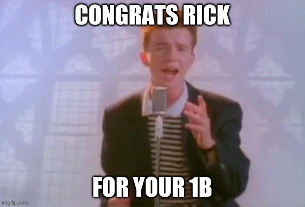 Congrats You Got Rick Rolled Meme | Sticker