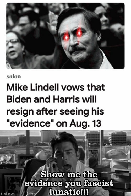 Mike Lindell | image tagged in fascist,traitor,ghoul,trumper | made w/ Imgflip meme maker