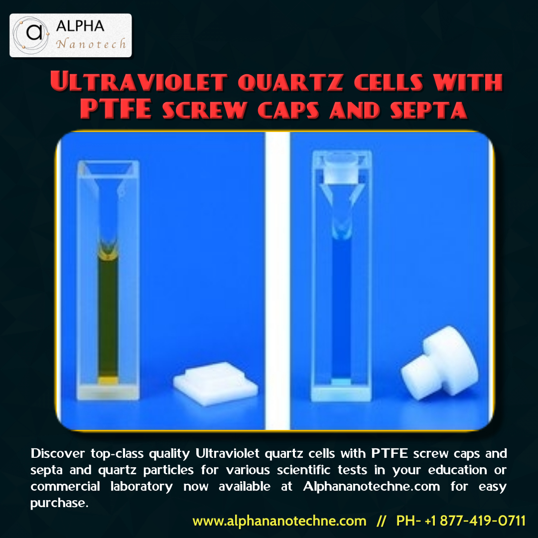 High Quality Ultraviolet quartz cells with PTFE screw caps and septa Blank Meme Template