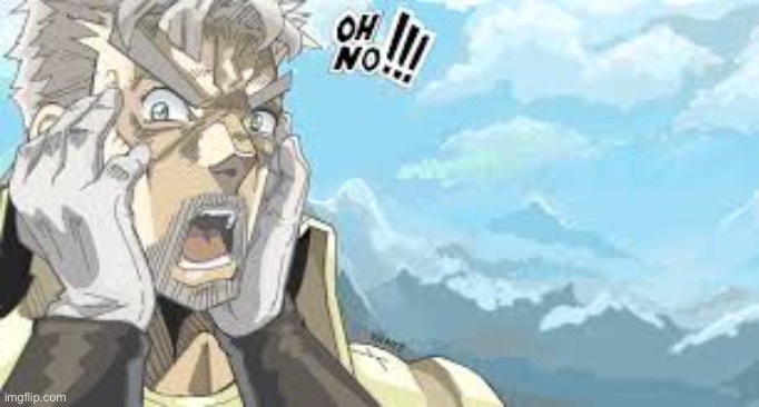 Someone said oh no in my comments | image tagged in joseph joestar oh no | made w/ Imgflip meme maker