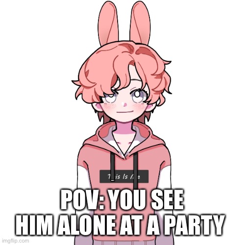 POV: YOU SEE HIM ALONE AT A PARTY | made w/ Imgflip meme maker