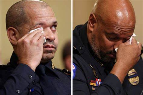 Crying Capitol Police Blank Meme Template