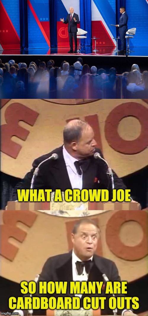 Don Rickles on joes "big event" | image tagged in joe biden,don rickles,election fraud | made w/ Imgflip meme maker