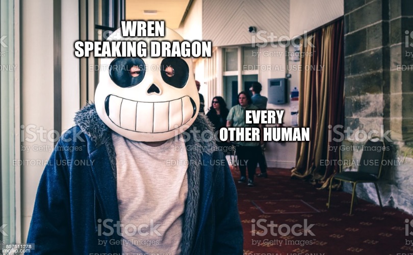 WREN SPEAKING DRAGON EVERY OTHER HUMAN | made w/ Imgflip meme maker