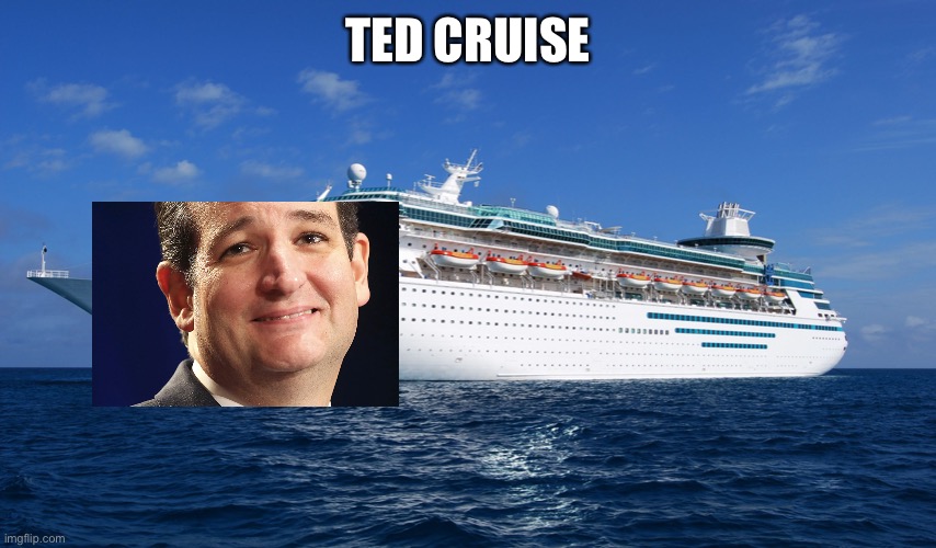 Ok | TED CRUISE | image tagged in cruise ship | made w/ Imgflip meme maker