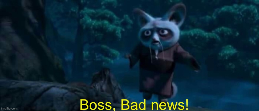 Boss, Bad news! | made w/ Imgflip meme maker