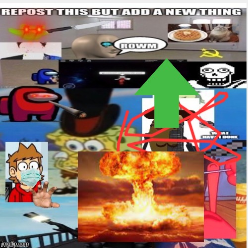 image tagged in repost,explosion | made w/ Imgflip meme maker