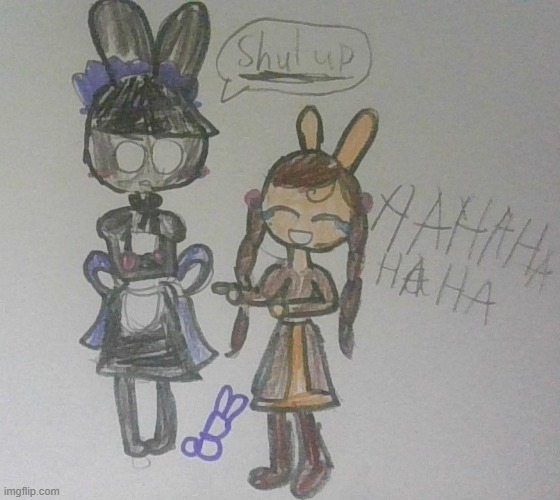 Cosmo in a maid dress (requested by Waffles_the_cat) | made w/ Imgflip meme maker