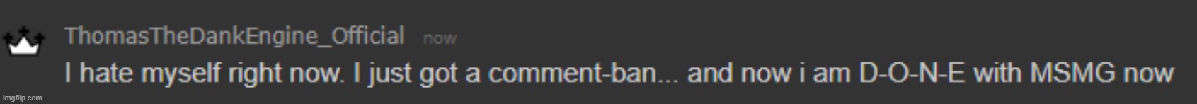 I am done with MSMG. it was a sin to add those bans in the first place. | made w/ Imgflip meme maker