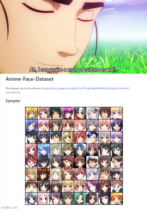 Youre a man of culture as well anime