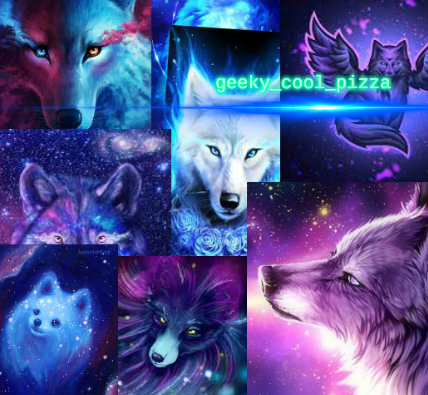 High Quality geeky_cool_pizza's galaxy dog template Blank Meme Template