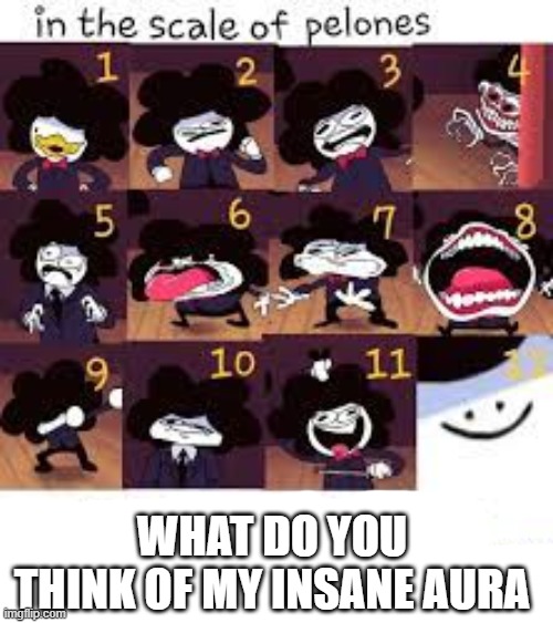 ye | WHAT DO YOU THINK OF MY INSANE AURA | made w/ Imgflip meme maker