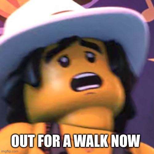 Cole | OUT FOR A WALK NOW | image tagged in cole | made w/ Imgflip meme maker