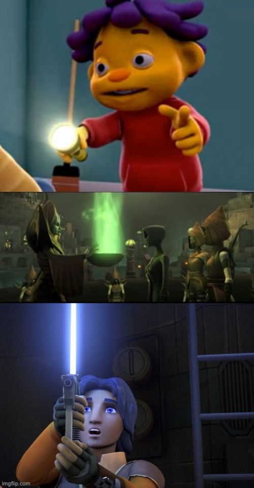 Rebels is no Clone Wars. It's not even The Electric Company | image tagged in star wars,pbs kids,tv shows,rebels | made w/ Imgflip meme maker