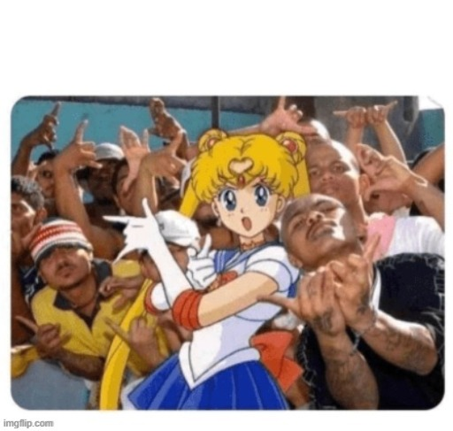 Different Anime Girl Blank Meme Template