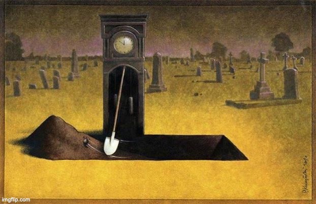 Death clock | image tagged in death clock | made w/ Imgflip meme maker