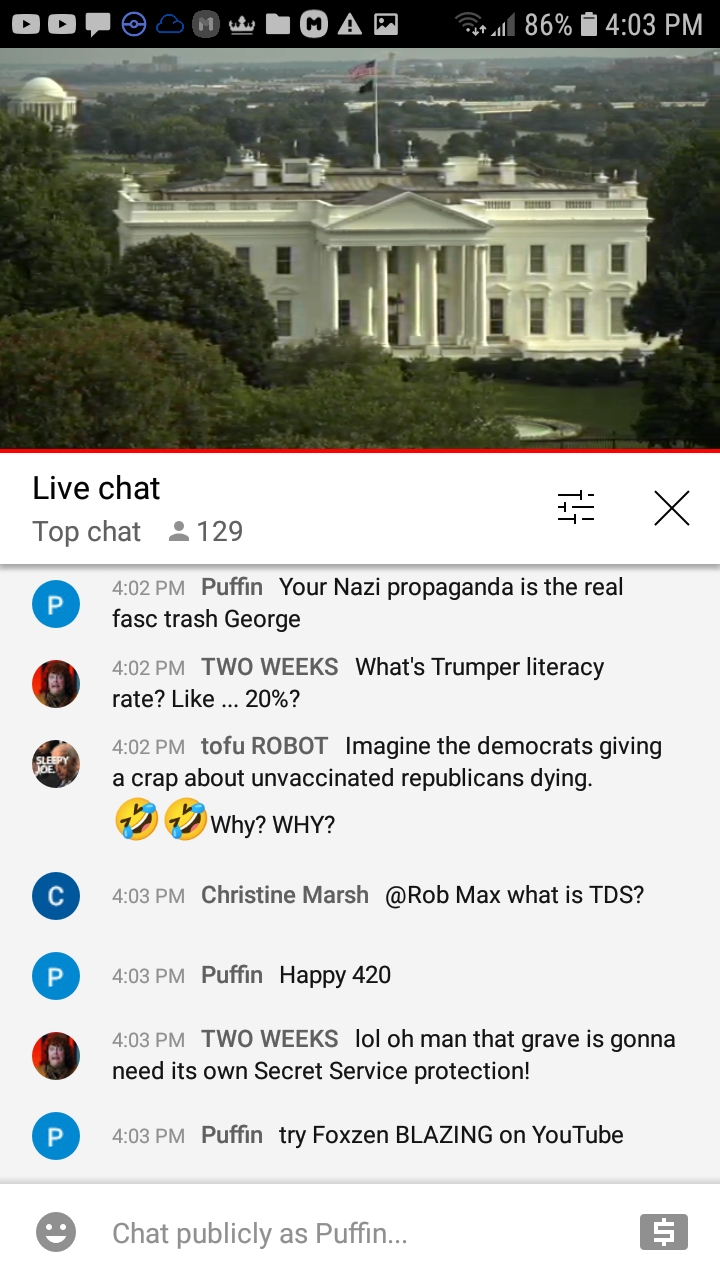 EarthTV WH chat 7-18-21 #160 Blank Meme Template